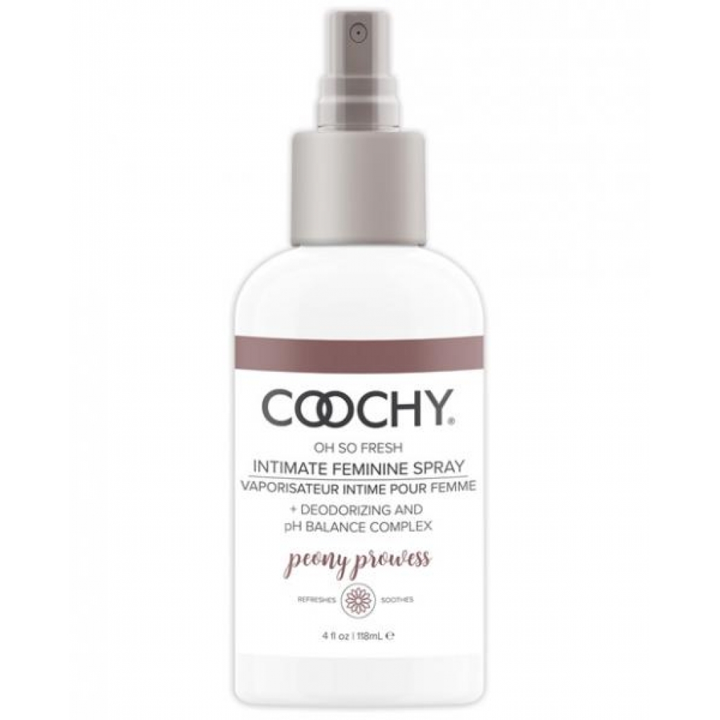 Coochy Intimate Feminine Spray Peony Prowess 4 Fl. Oz