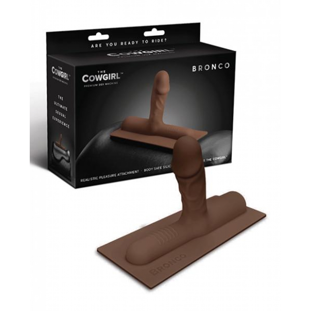 The Cowgirl Bronco Silicone Attachment - Chocolate