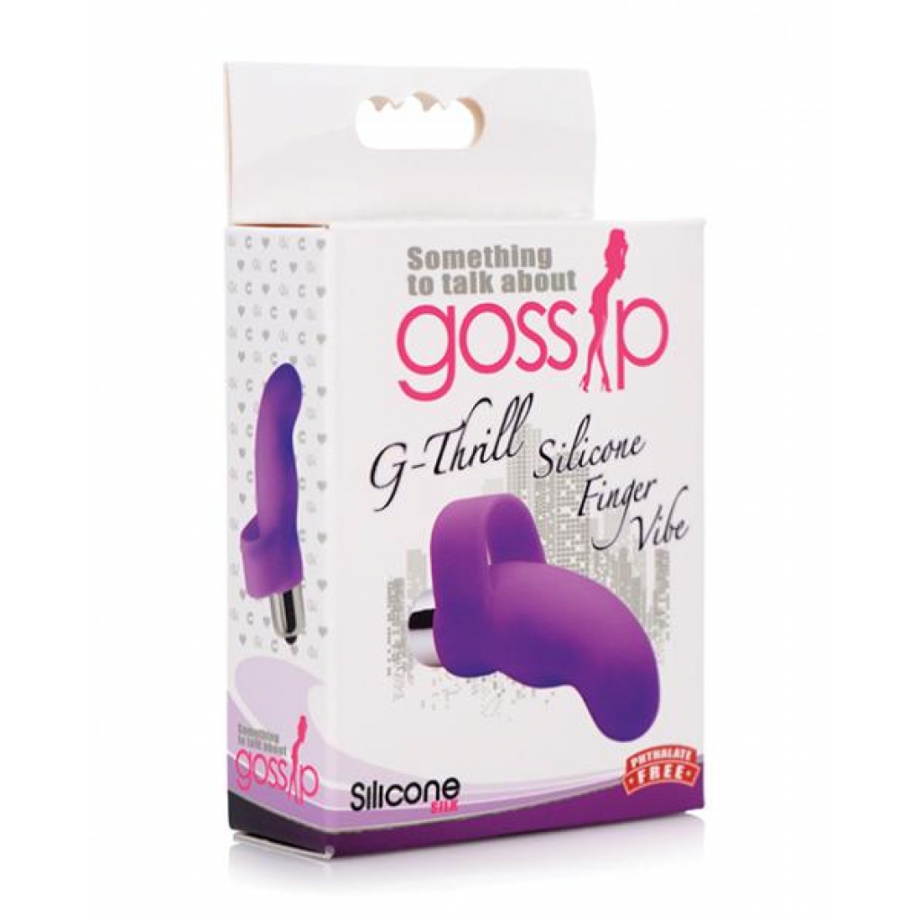 Curve Novelties Gossip G-Thrill G Spot Finger Vibe - Violet