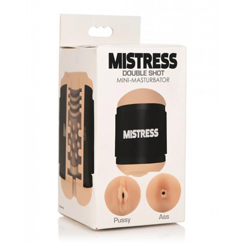 Curve Novelties Mistress Mini Double Stroker - Pussy & Ass