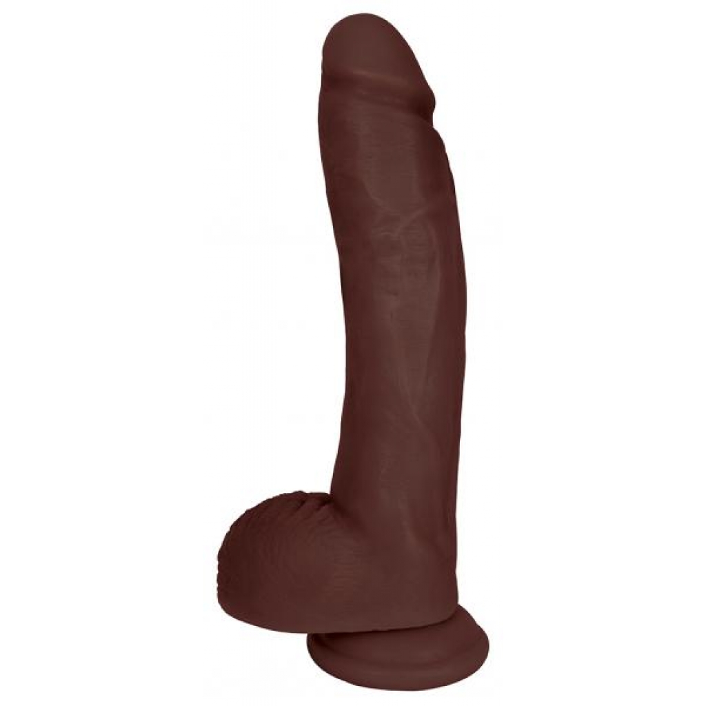 Jock Dong 10 inches with Balls - Chocolate Brown