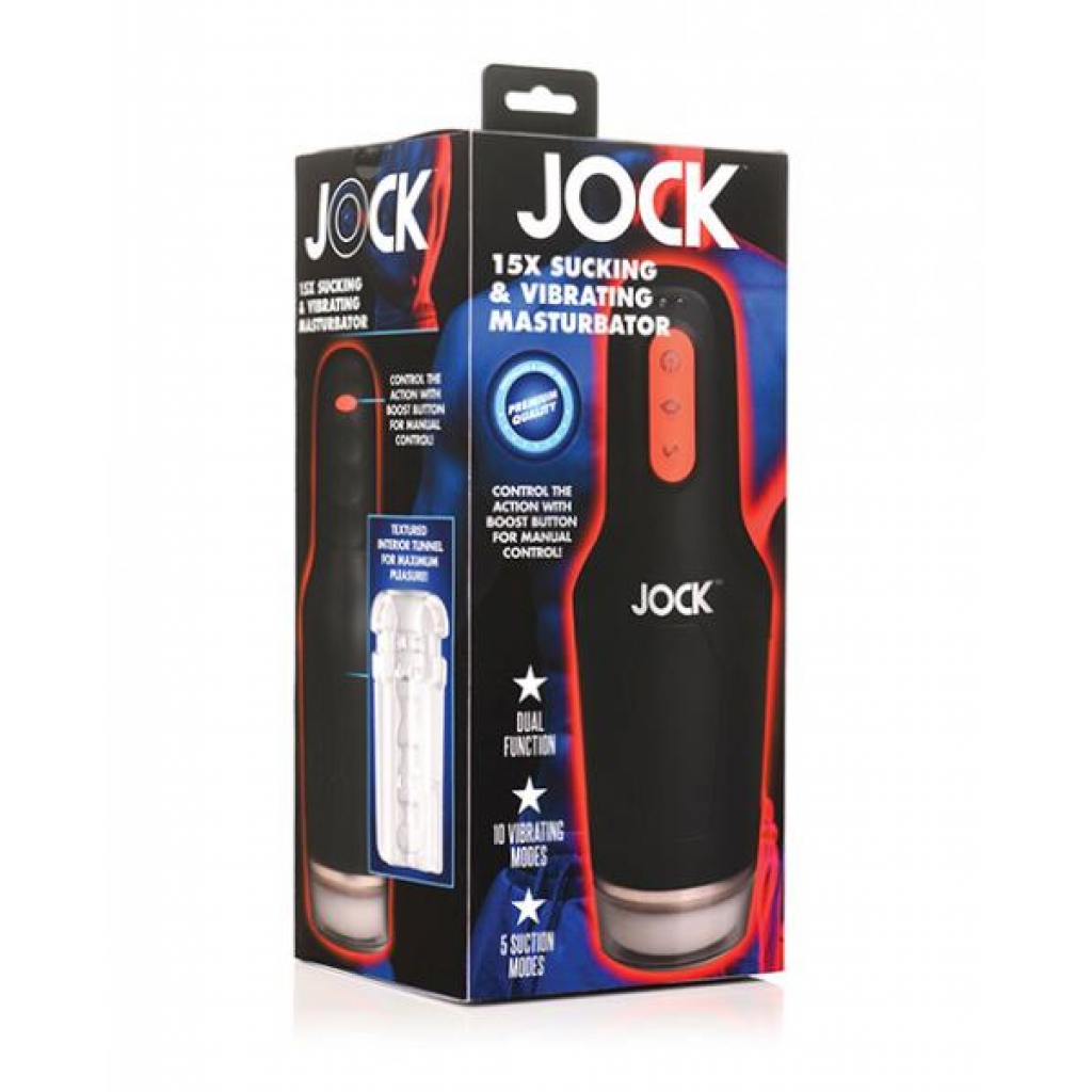 Curve Toys Jock 15x: Sucking & Vibrating Masturbator