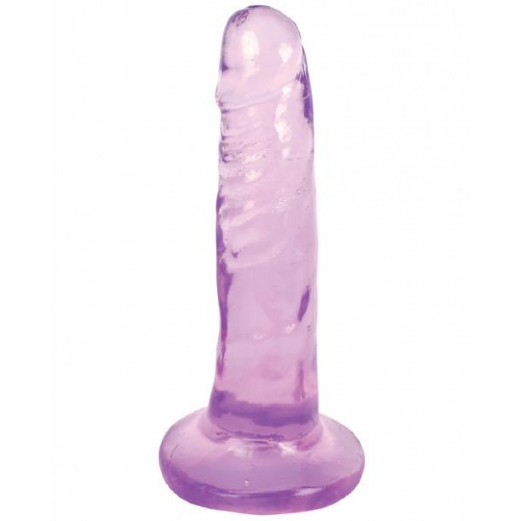 Lollicock 6-Inch Slim Stick Dildo - Purple Grape Ice