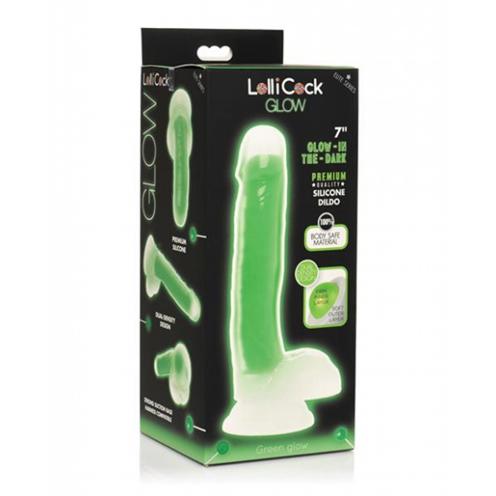 Curve Toys Lollicock - Glow In The Dark Dildo