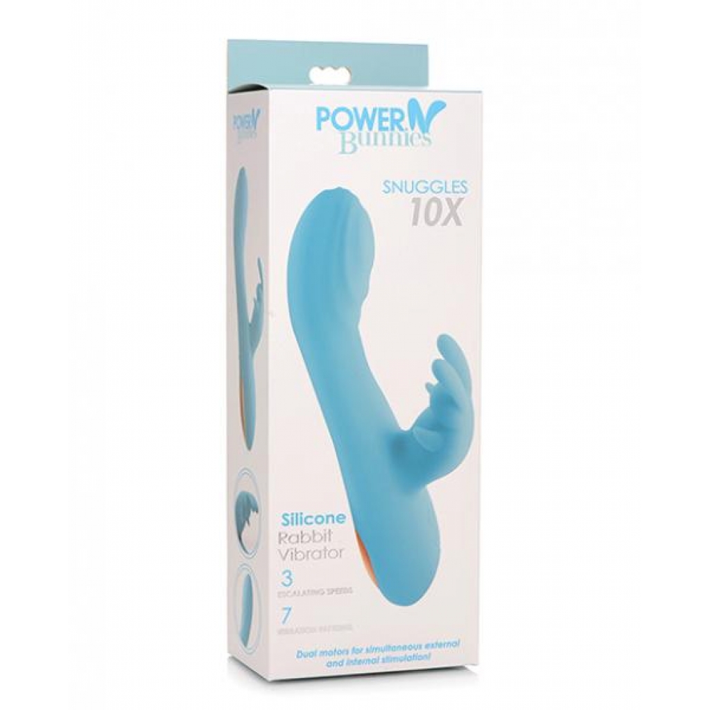 Curve Novelties Power Bunnies Snuggles 10x Silicone Rabbit Vibrator