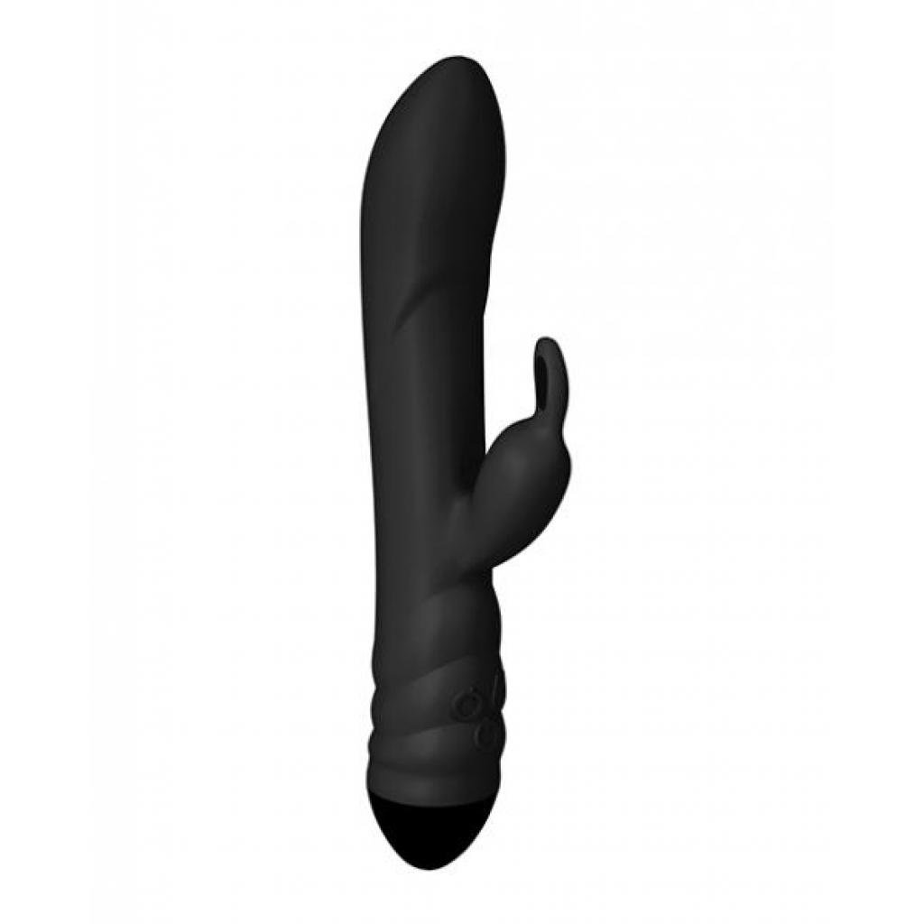 Adrien Lastic Twister Clitoral Sucker & Vibrating Rabbit - Black