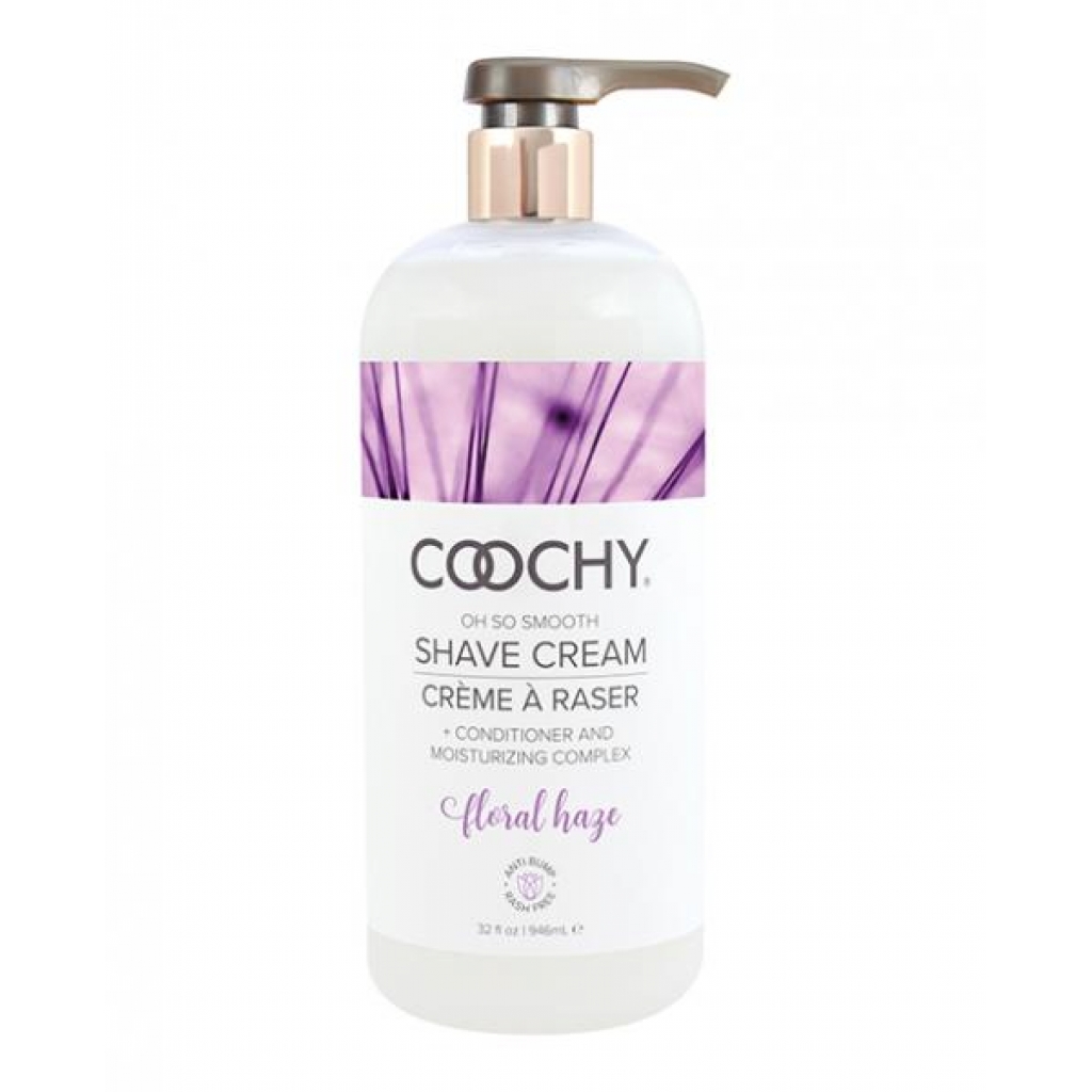 Coochy Rash-Free Shave Cream - Floral Haze 32oz