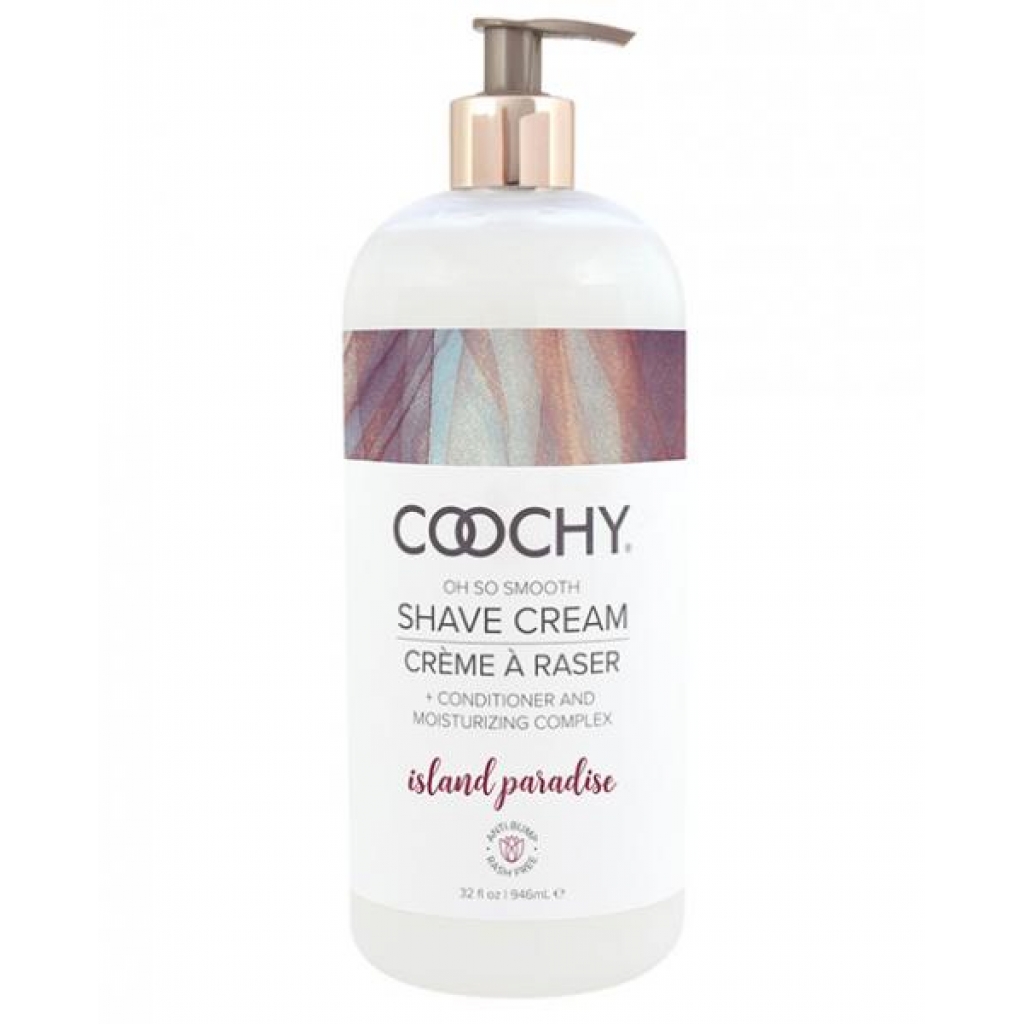 Coochy Rash-Free Shave Cream - Island Paradise 32oz