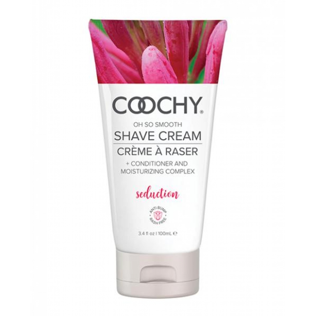 Coochy Seduction Shave Cream - 3.4 Oz - Honeysuckle/Citrus