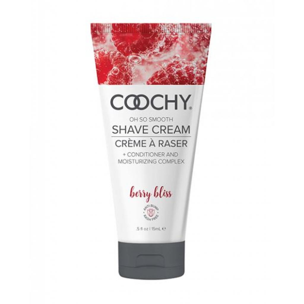 Coochy Shave Cream - 0.5 Oz - Berry Bliss