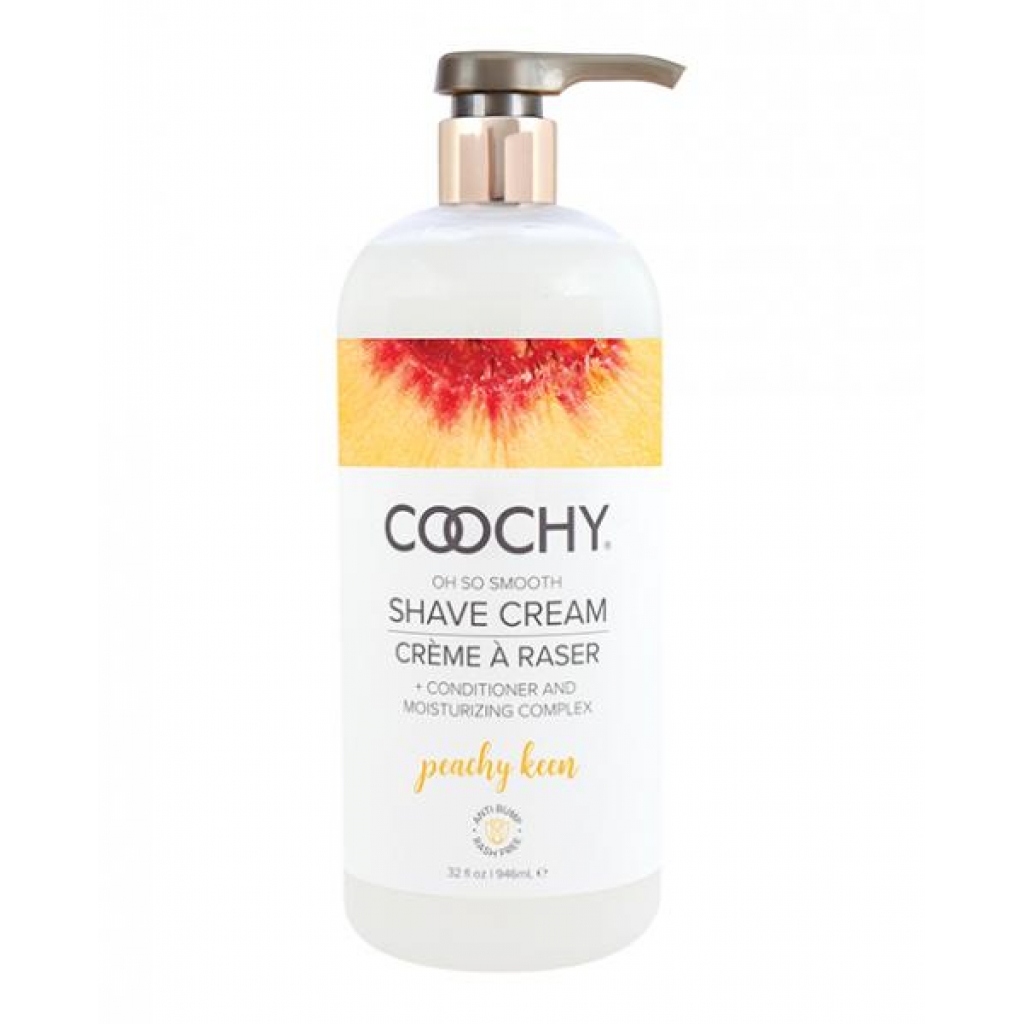 Coochy Rash Free Shave Cream - 32 Oz Peachy Keen