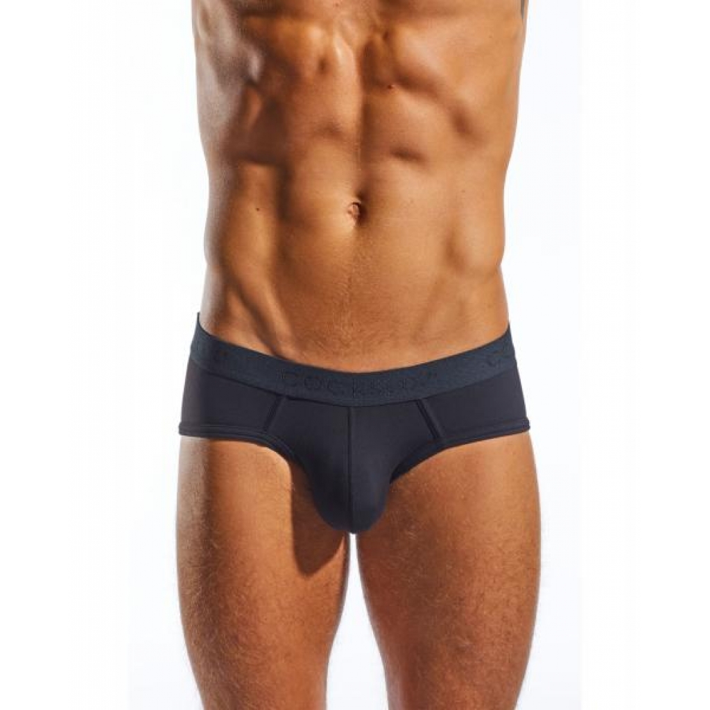 Cocksox Retro Sports Briefs - Black Medium