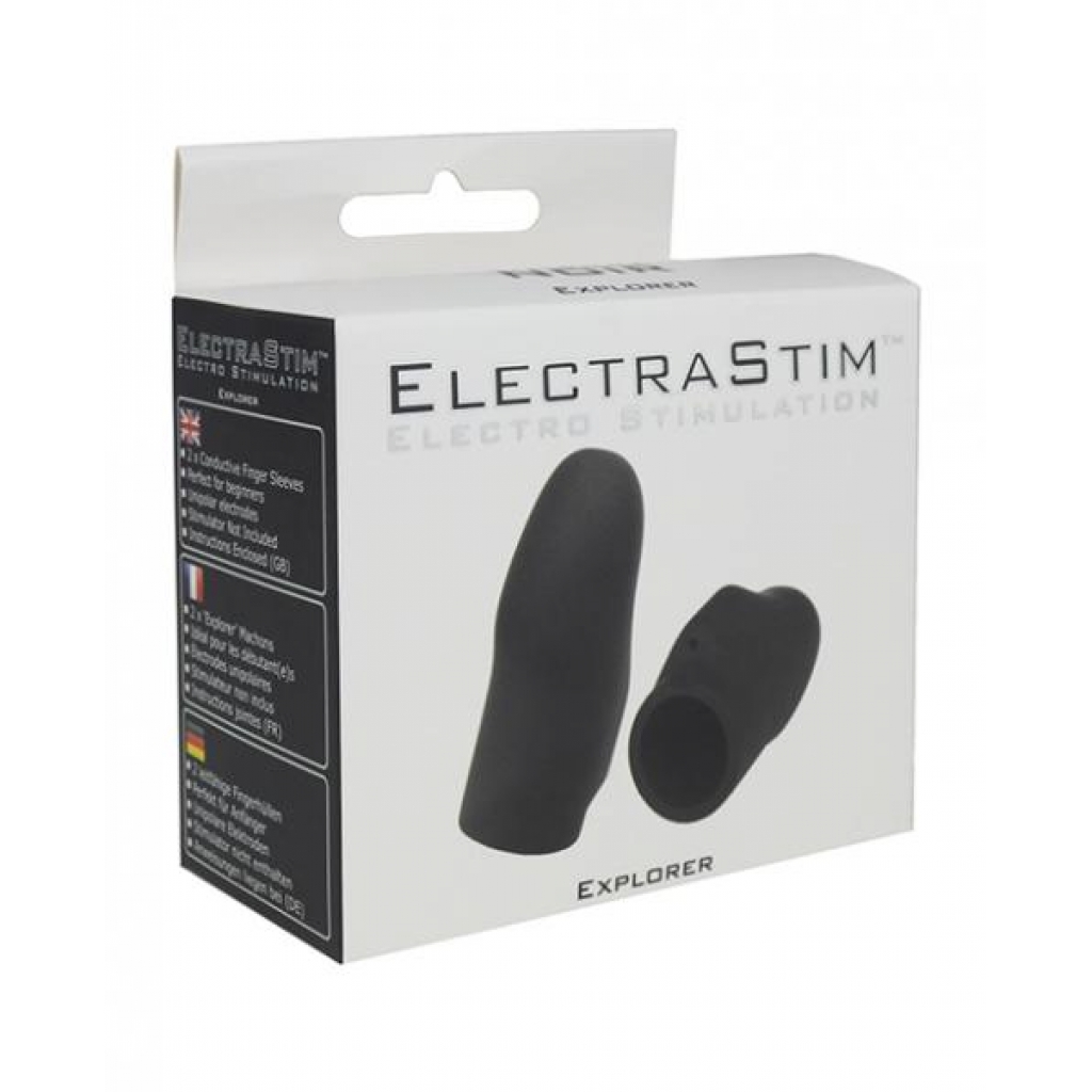 Electrastim Explorer Electro Finger Sleeves - Black