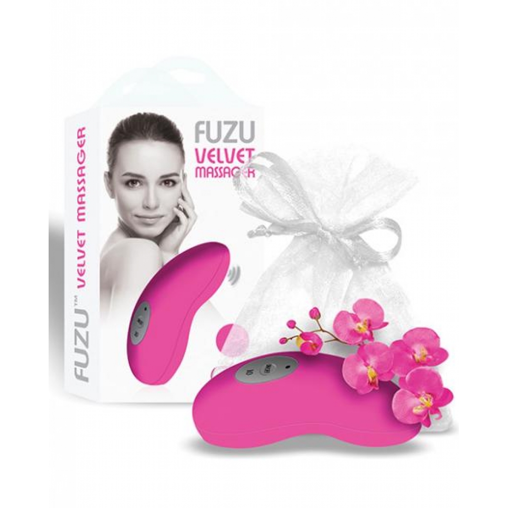 Fuzu Velvet Body Massager - Neon Pink