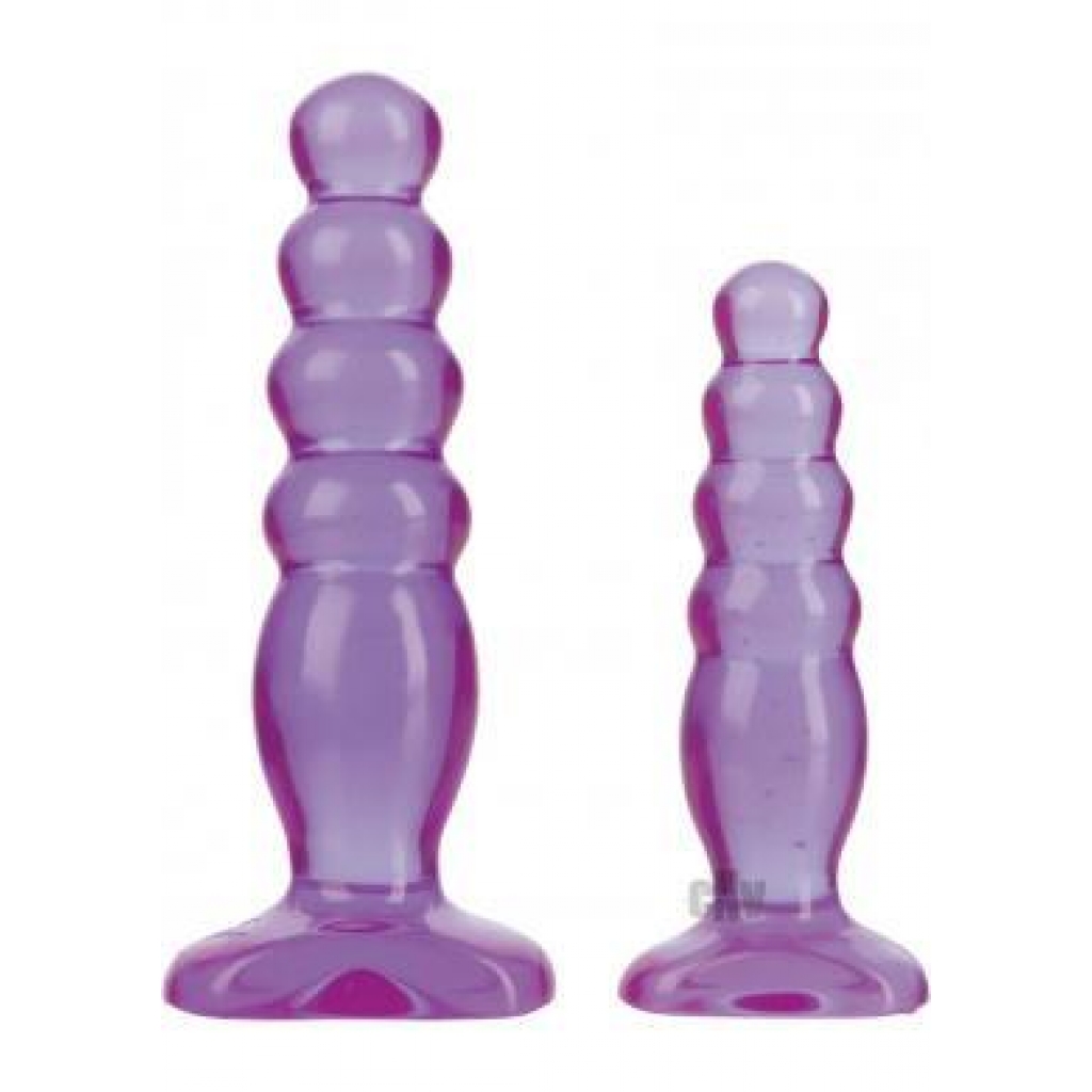 Crystal Jellies Anal Delight Trainer Kit - Purple