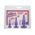 Crystal Jellies Anal Initiation Kit - Purple for Beginners