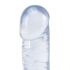 Crystal Jellies 8 Inch Classic Dildo in Clear