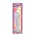 Crystal Jellies 8 Inch Classic Dildo in Clear