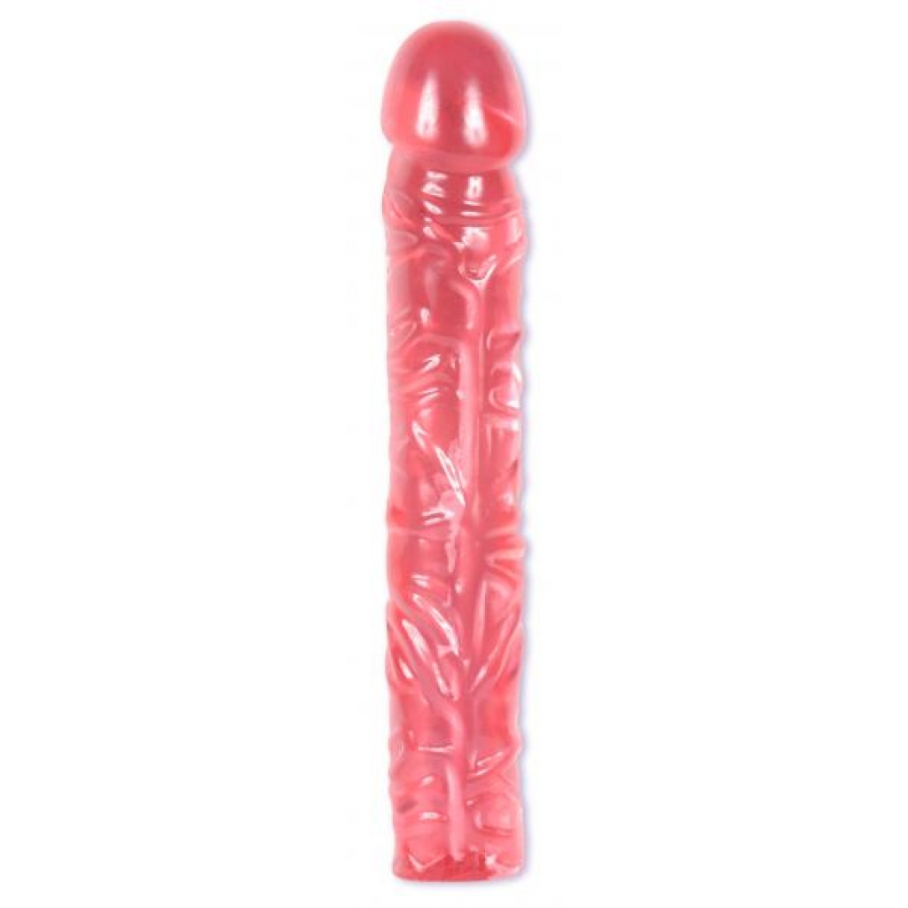 Classic Pink Jelly 10-Inch Dildo