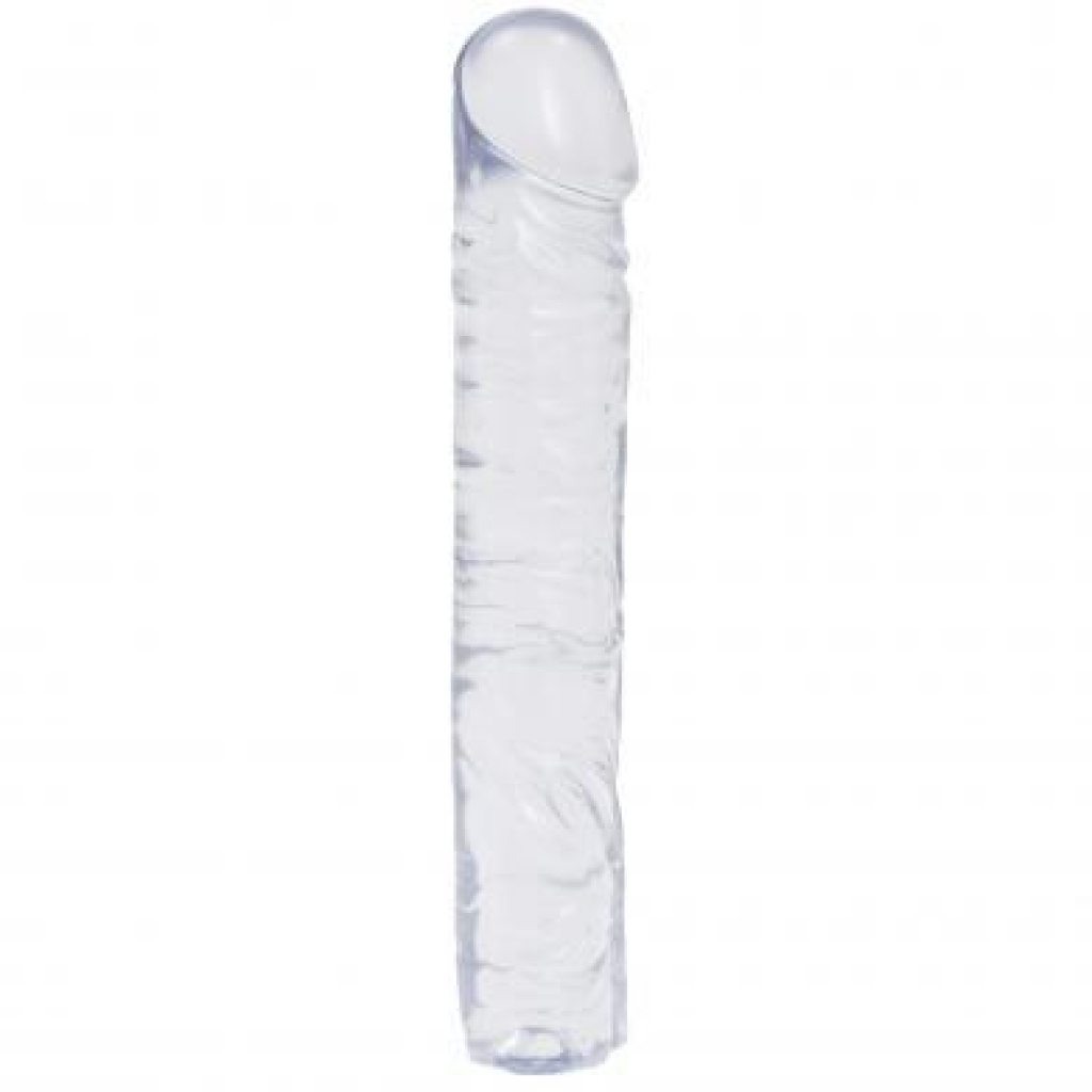 Crystal Jellies Realistic Dildo - 10 Inch - Clear