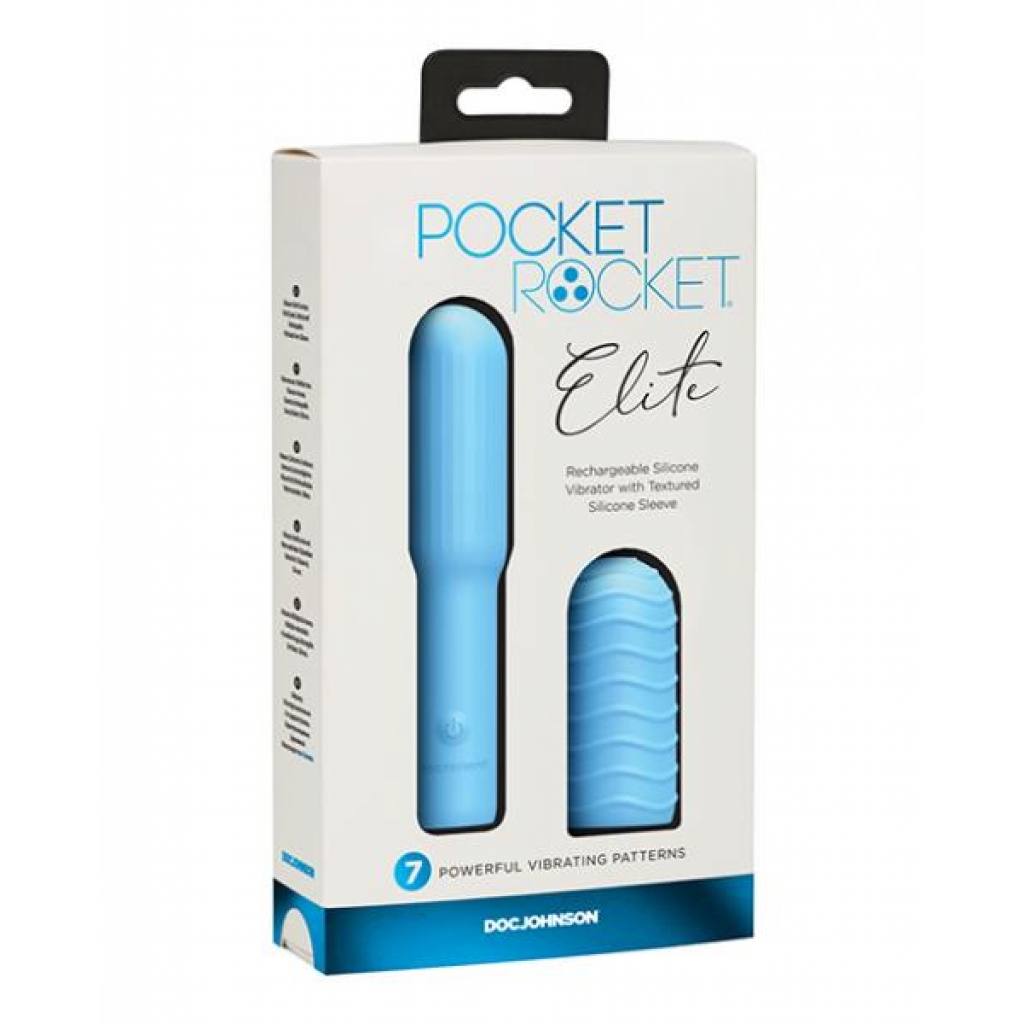 Pocket Rocket Elite - Rechargeable Vibrator with Removable Sleeve