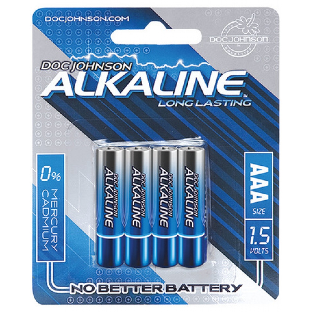 Doc Johnson Alkaline Batteries - AAA 4 Pack