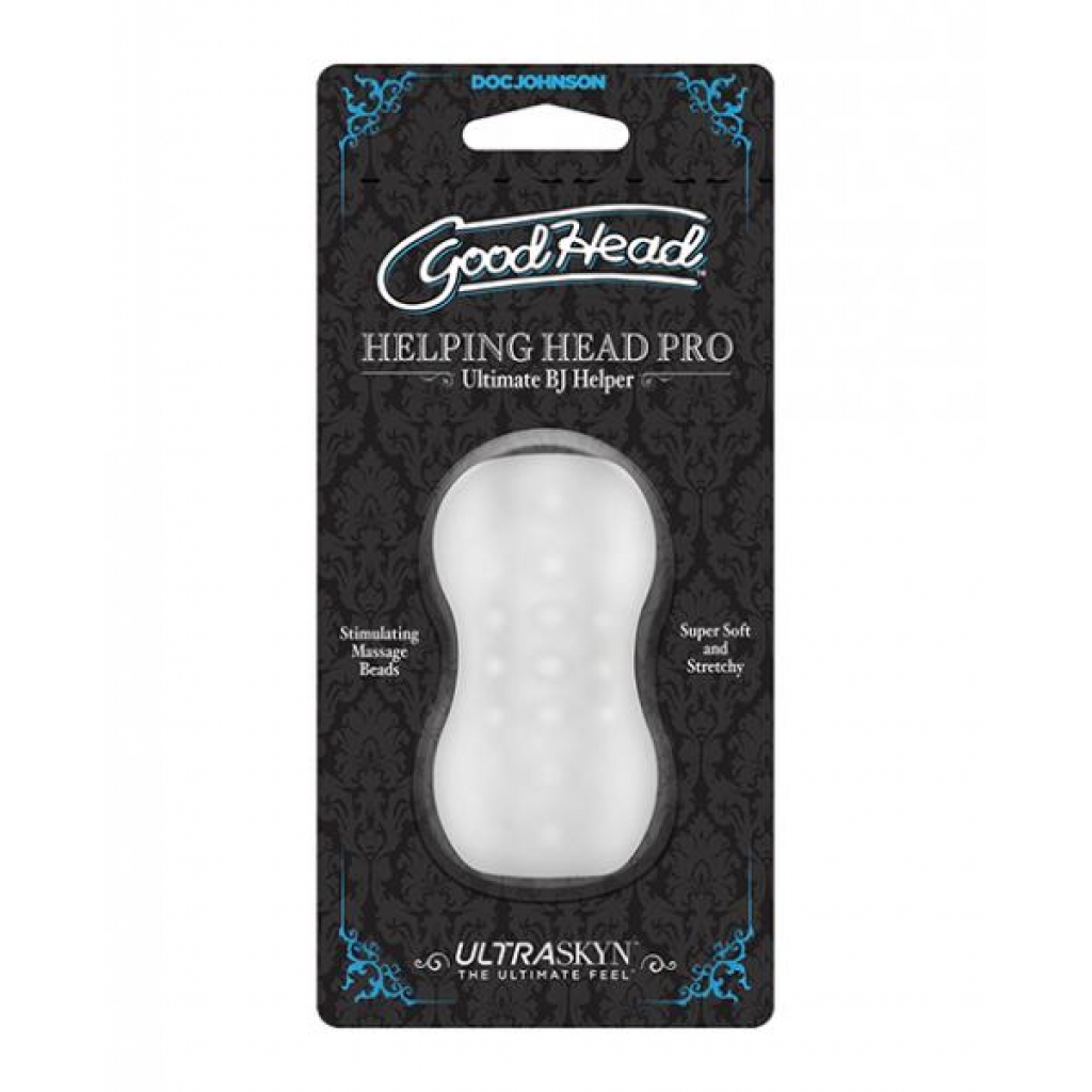 Goodhead Helping Head Pro Ultraskyn Stroker - Frost