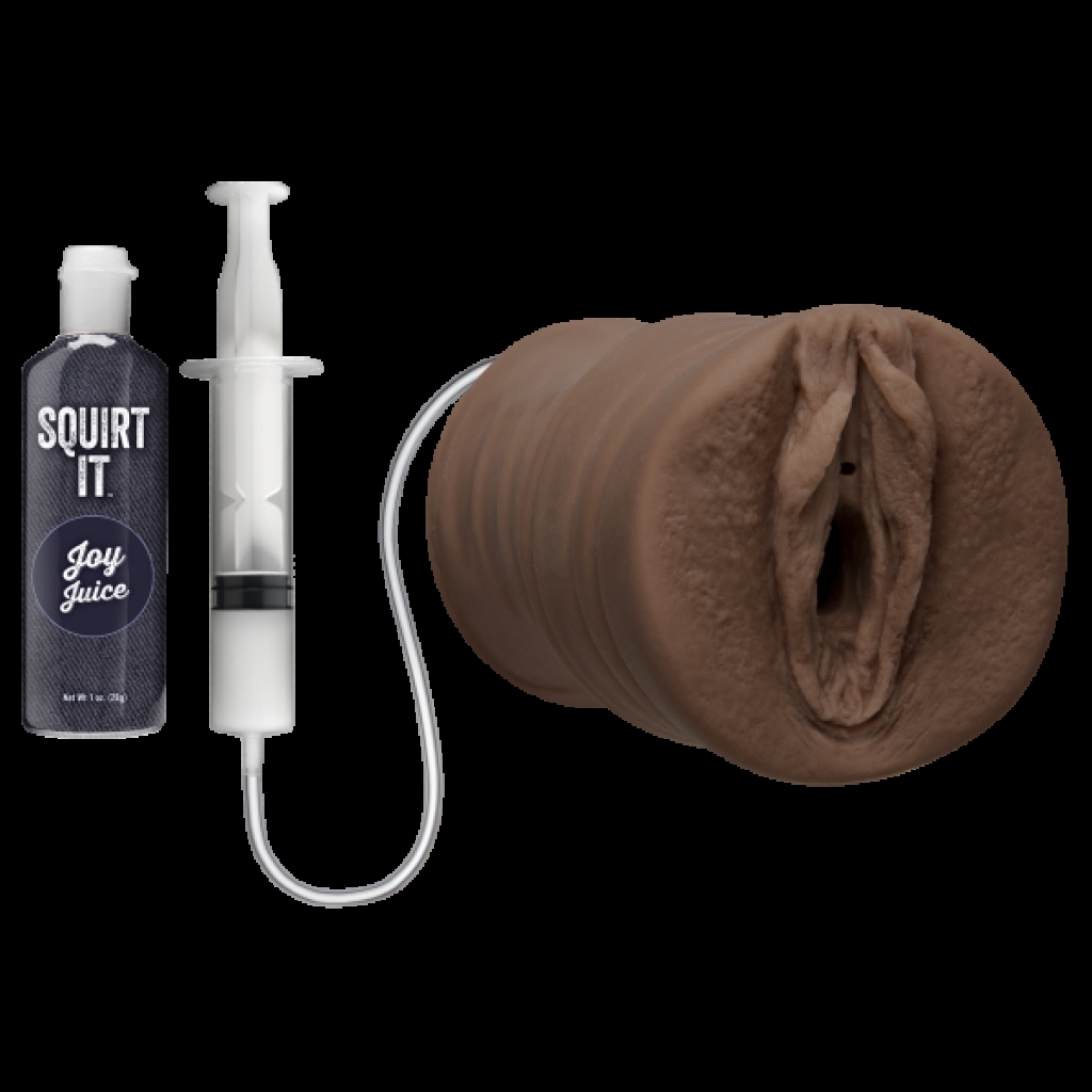 Squirt It - Squirting Pussy Chocolate Brown Stroker