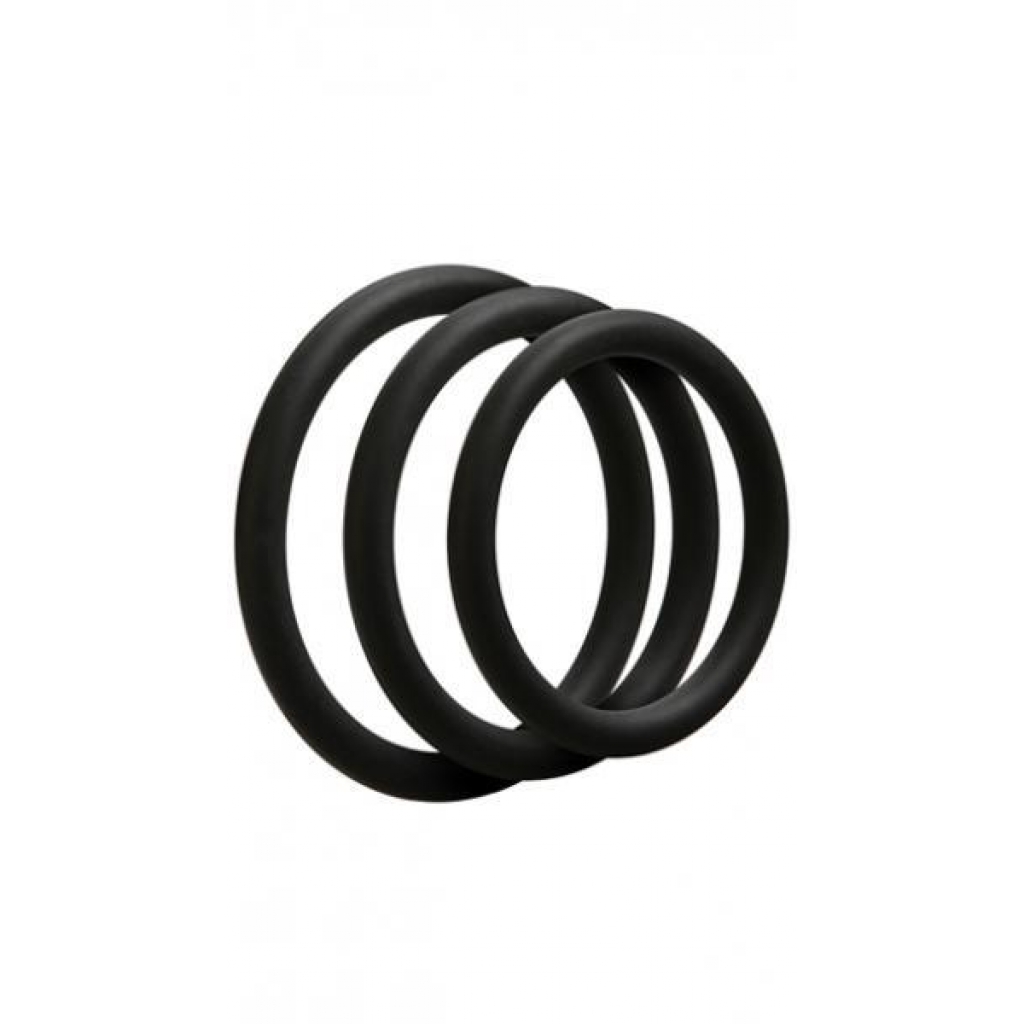 Optimale 3 Silicone C-Ring Set - Thin Black