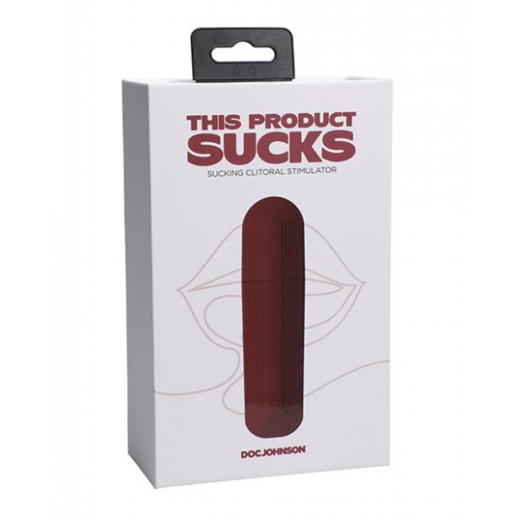 This Product Sucks Lipstick Suction Toy - Red