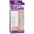 Vac-U-Lock 8 Inch Realistic Cock - Beige