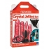 Vac-U-Lock Vibrating Crystal Jellies Set with Remote - Pink