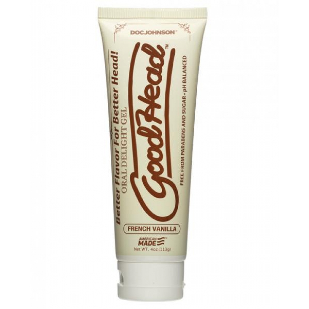 Goodhead Oral Delight Gel - French Vanilla 4oz Tube