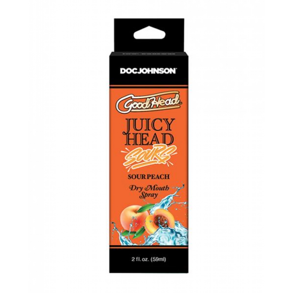 Goodhead Juicy Head Dry Mouth Spray - 2 Oz Sour Peach