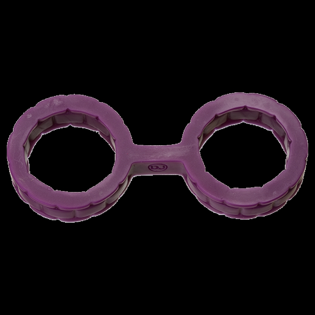 Japanese Bondage Silicone Cuffs Small Purple