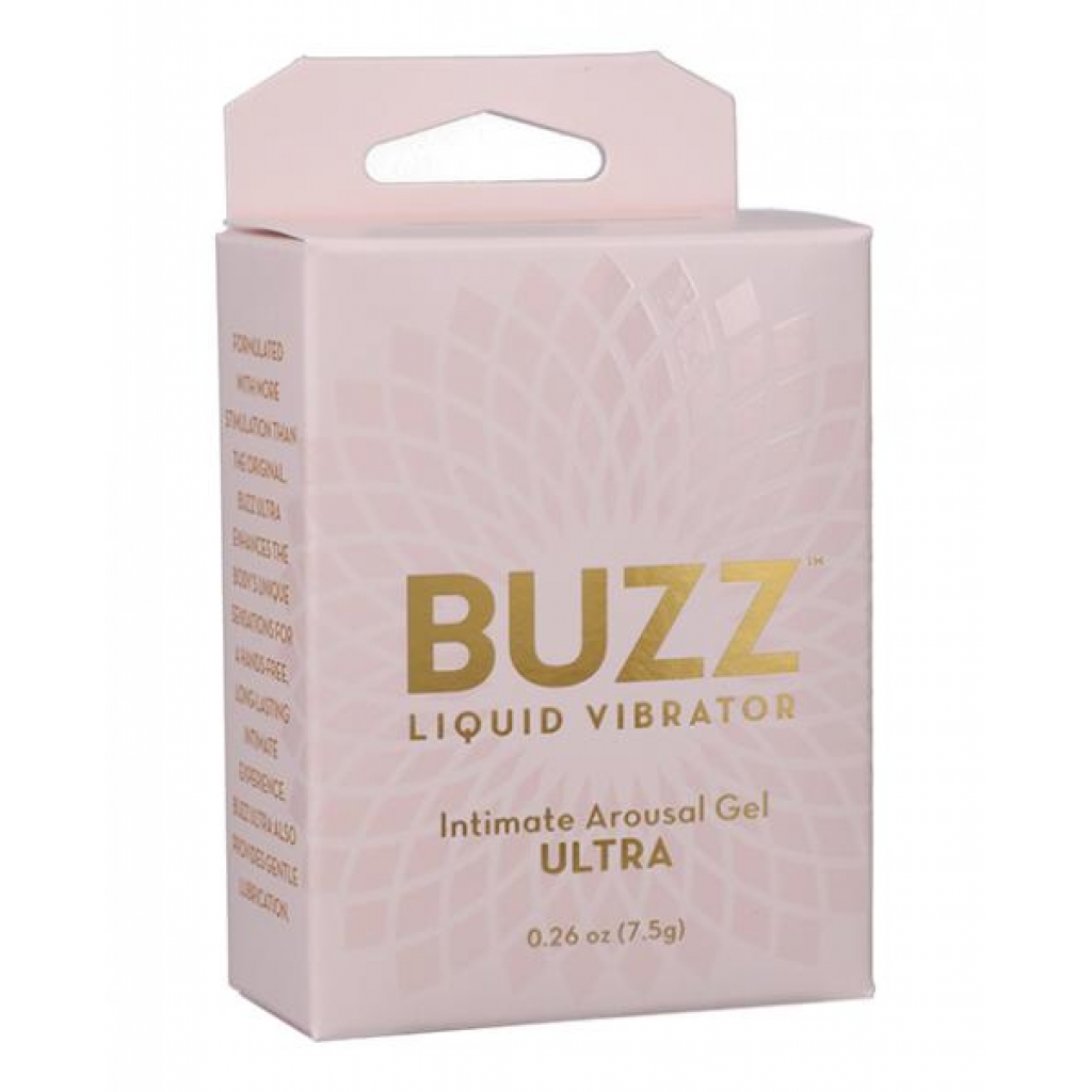 Buzz Ultra Liquid Vibrator - 0.26 oz Arousal Gel