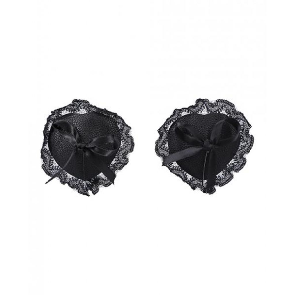 In A Bag Lace Nipple Pasties - Black