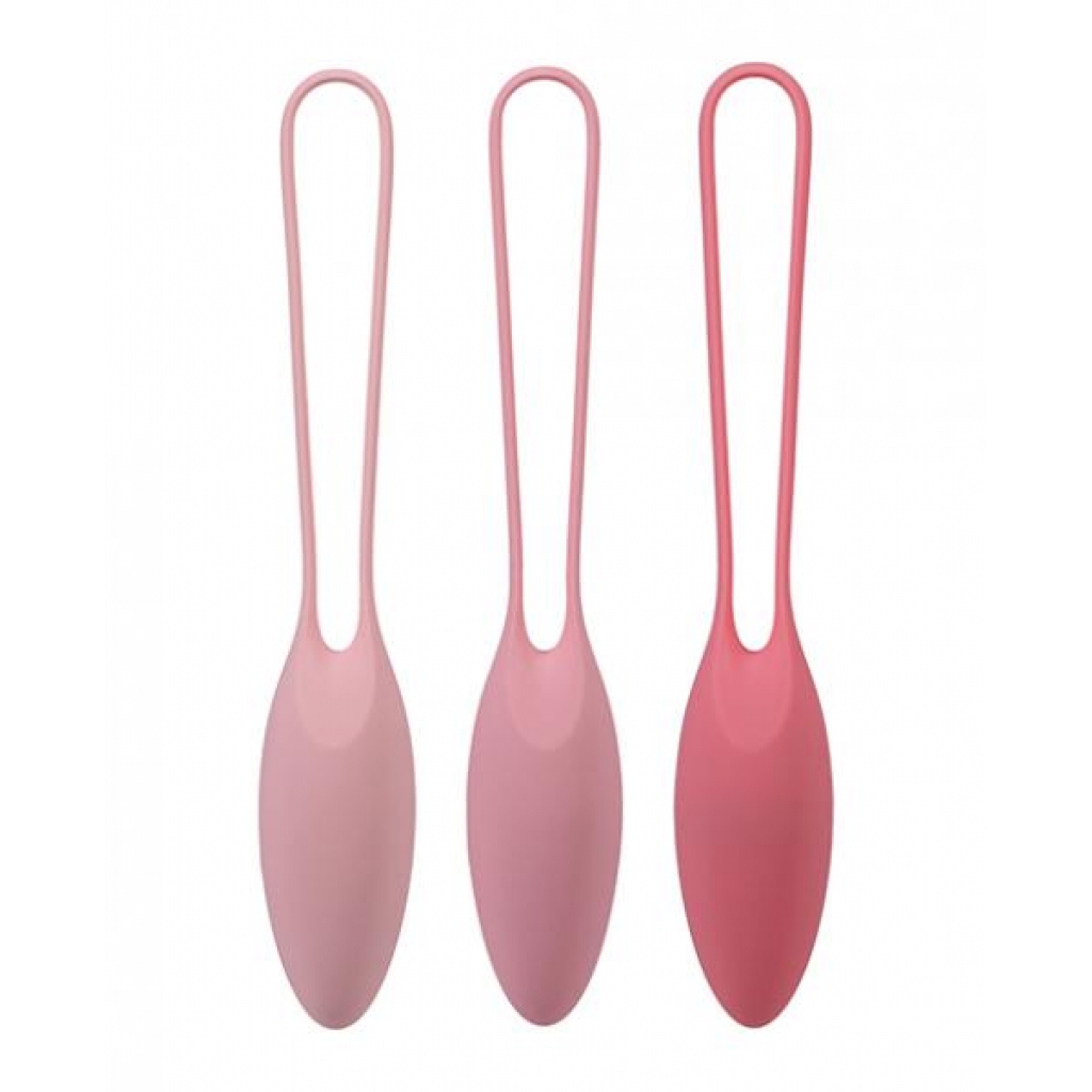 Enhanced Pelvic Floor Kegel Trainer Set - Pink