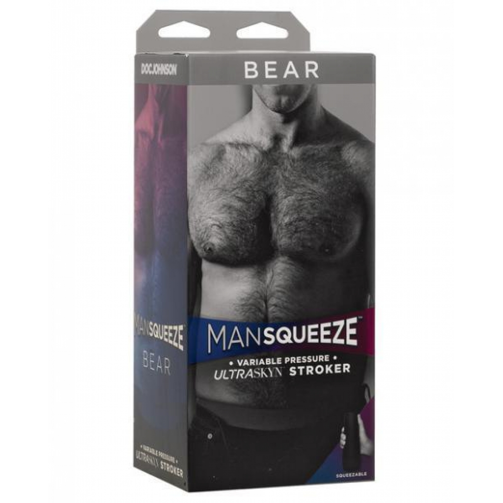 Man Squeeze Bear Ass Francois Sagat Beige Stroker