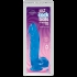 Jelly Jewels Cock and Balls Suction Cup: Sapphire Blue Pleasure