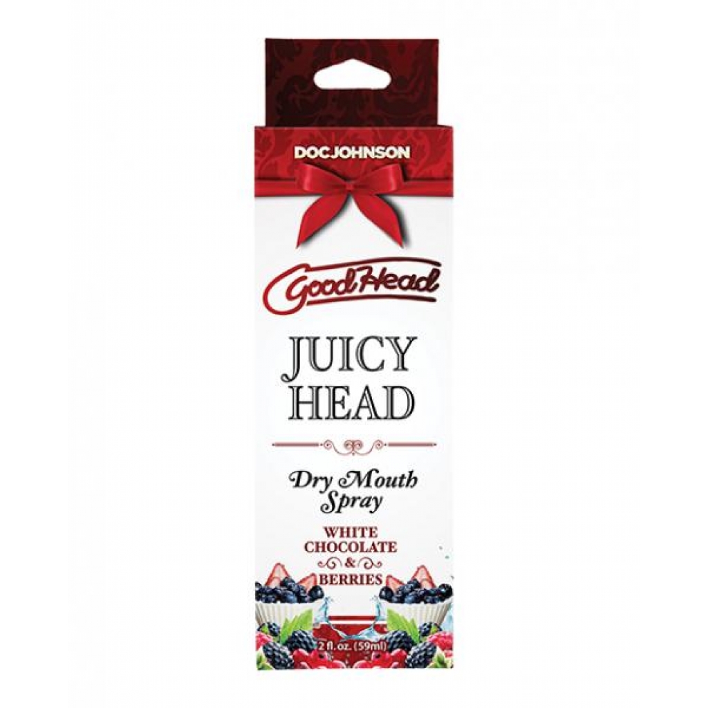 Goodhead Juicy Head Dry Mouth Spray - 2 Oz White Chocolate & Berries