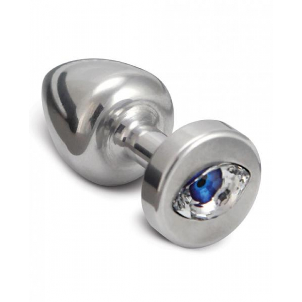 Diogol Anni R Cat's Eye T1 Butt Plug - Crystal Silver