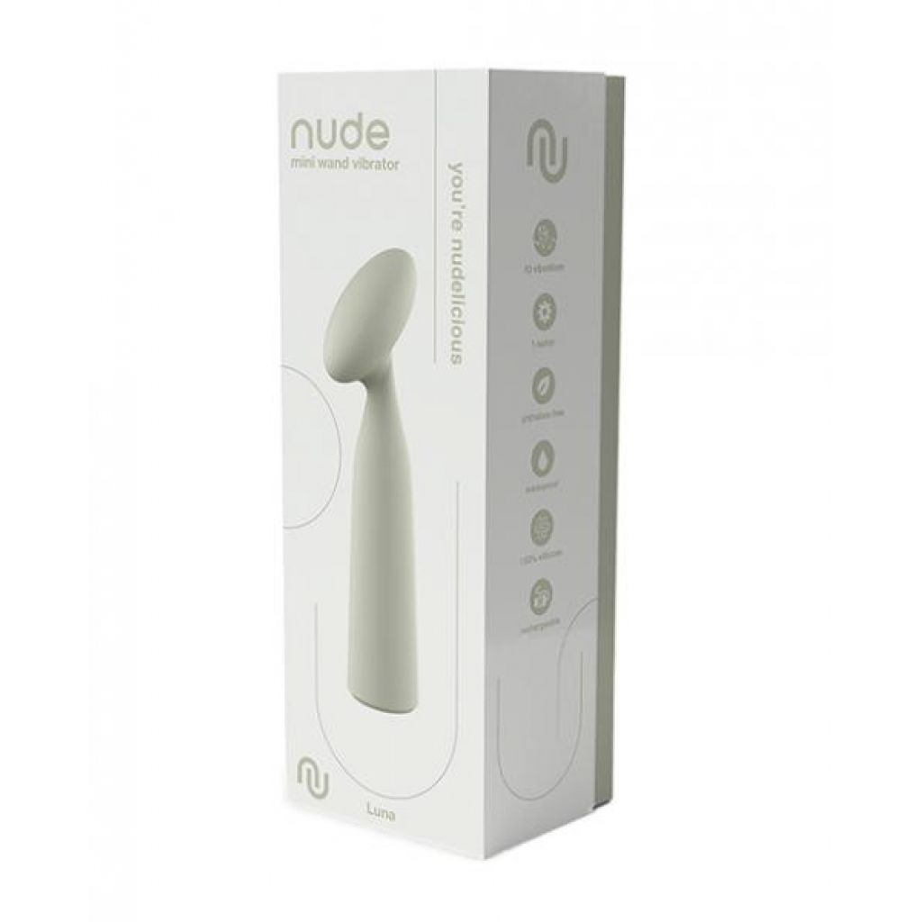 Nude Luna Rechargeable Mini Wand Vibe - Mint