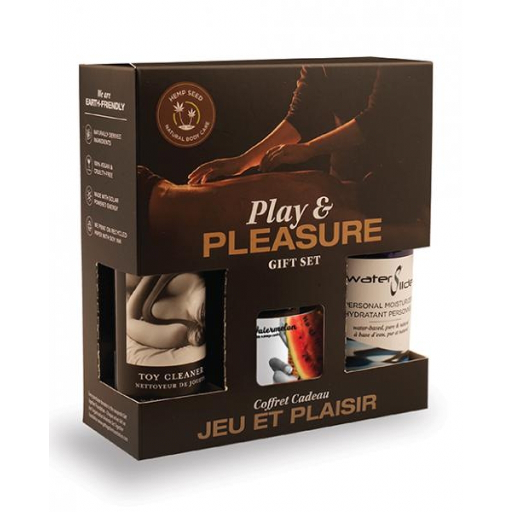 Earthly Body Play & Pleasure Gift Set: Romantic Indulgence