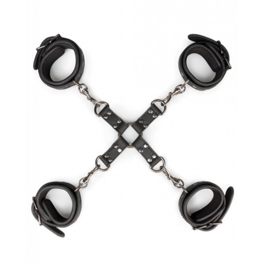 Easy Toys Fetish Hogtie with Cuffs - Black