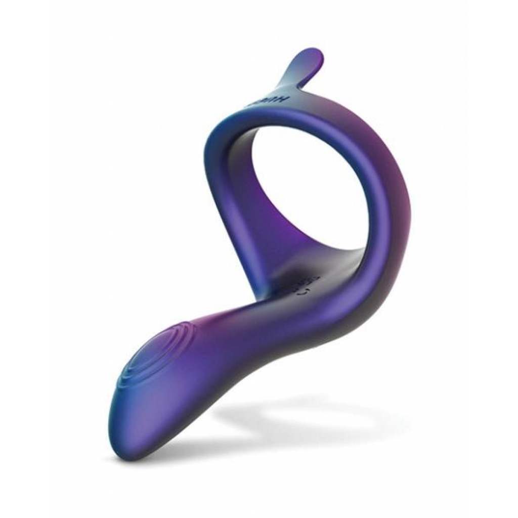 Hueman Eclipse Cock Ring With Vibrating Perineum