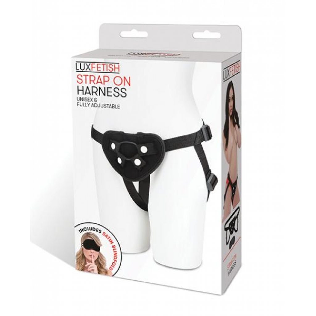 Lux Fetish Strap-On Harness - Black