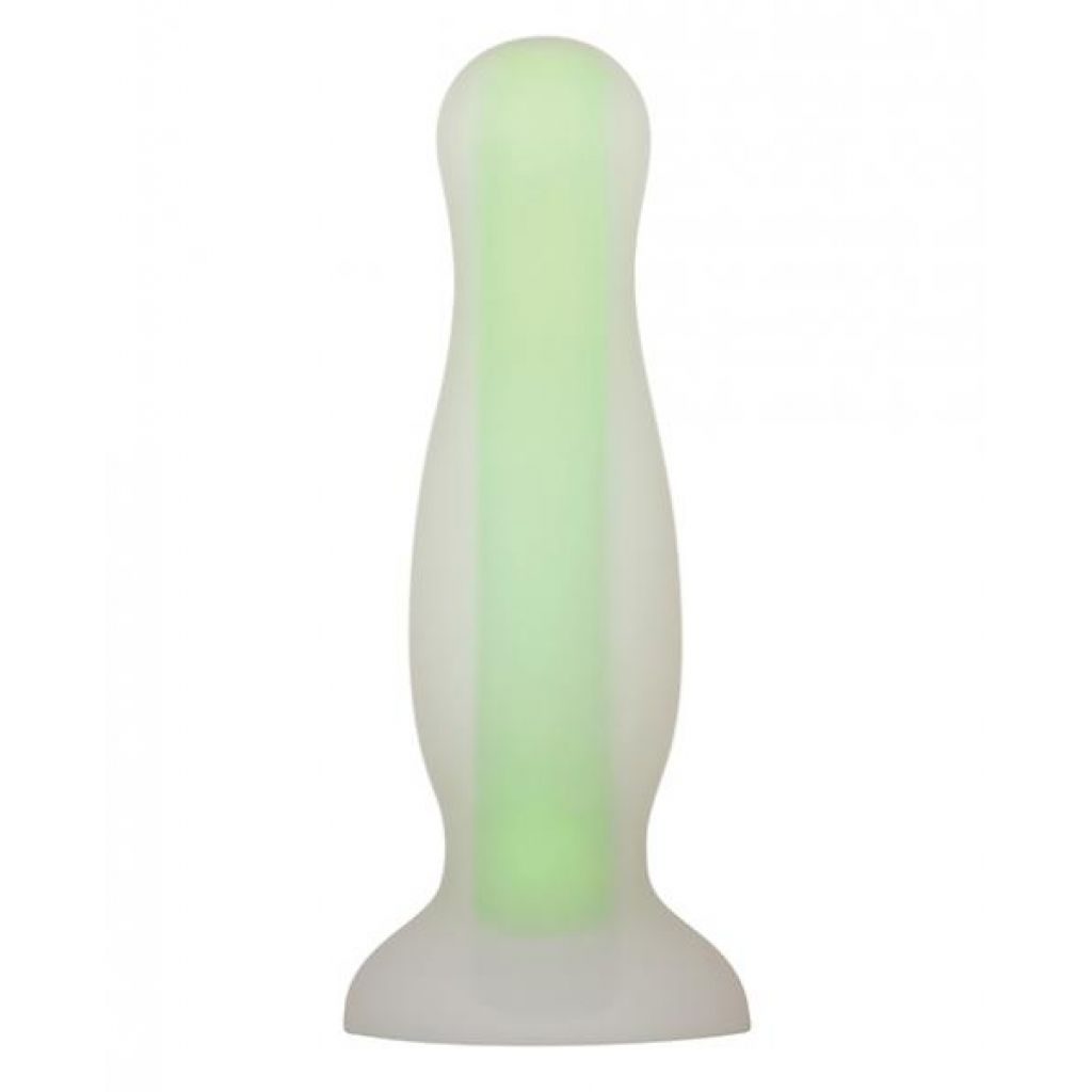 Luminous Anal Plug - Large Green Glow