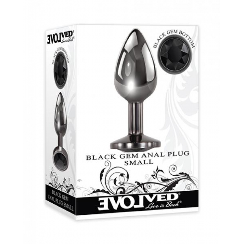 Evolved Black Gem Anal Plug - Small