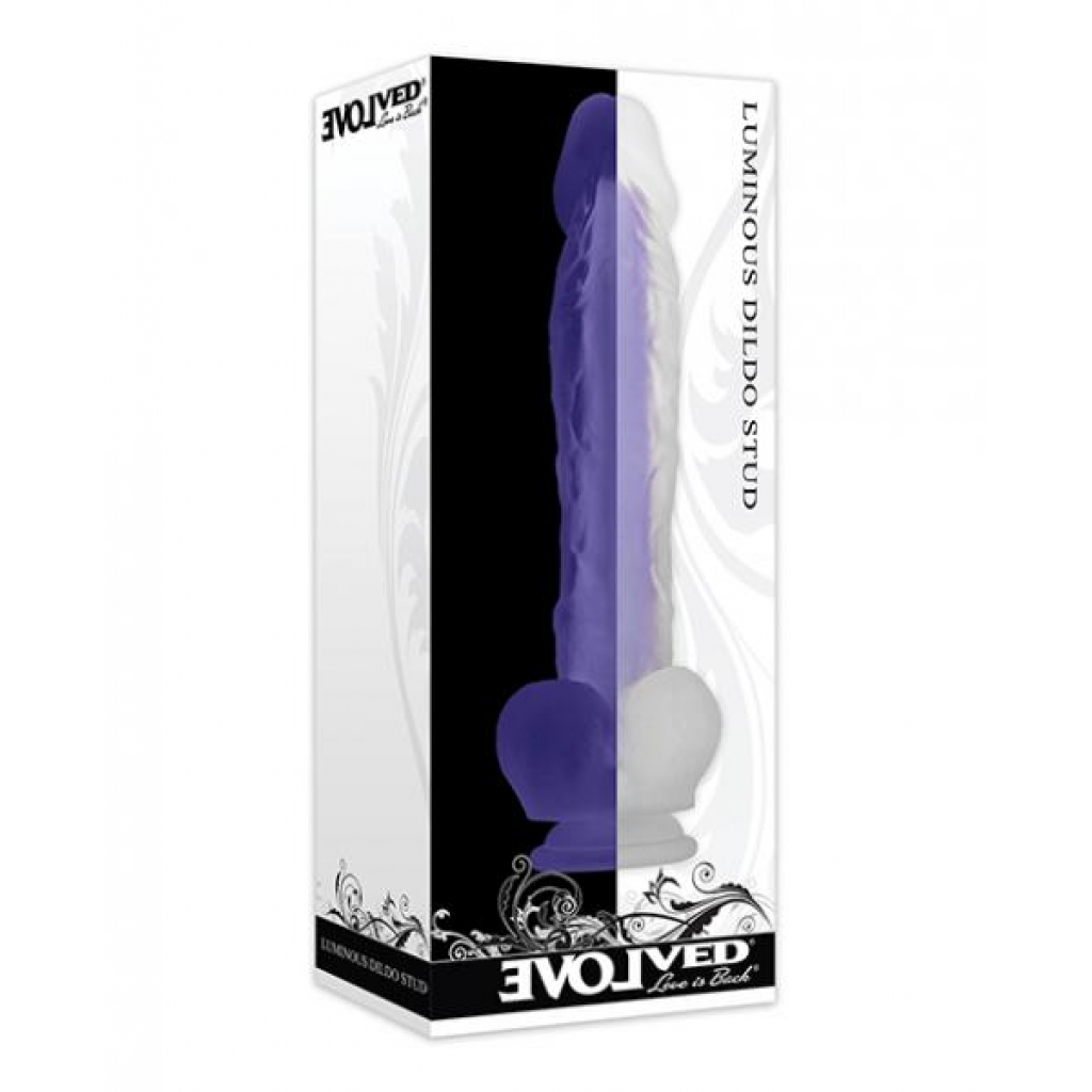 Evolved Luminous Dildo - Non-Vibrating - Purple